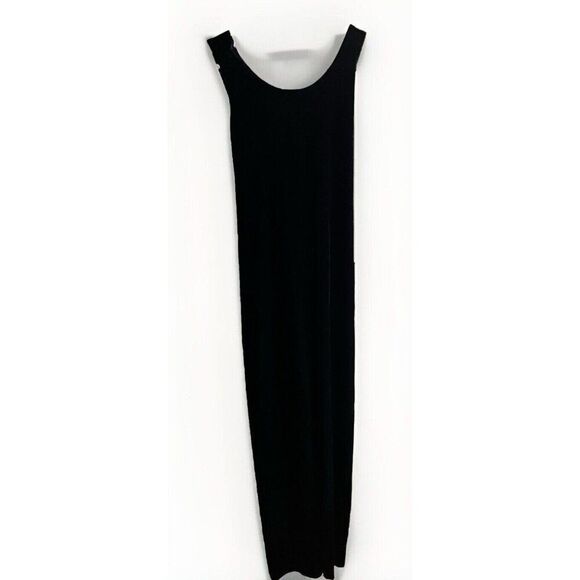 Vtg Y2K Ronni Nicole Black Velvet Maxi Dress Sz Small Fairy Gothic.        Q - Picture 1 of 7